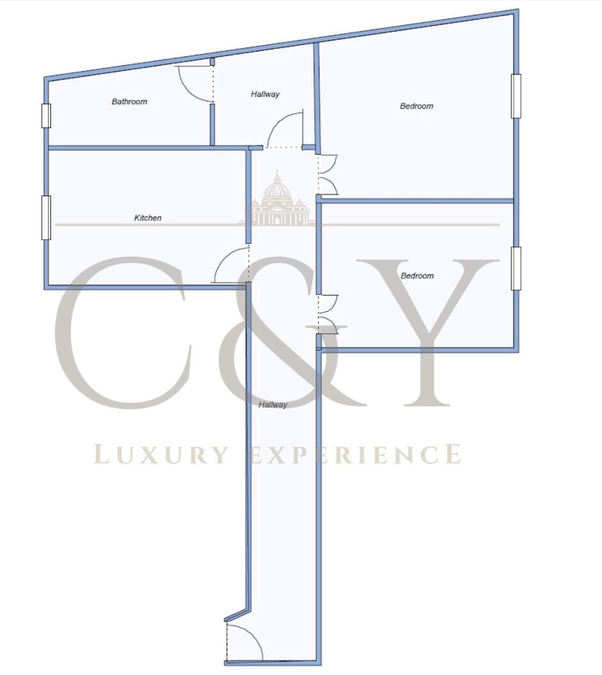C&Y Apartments - Roma Prati - Luxury Double Studio With Kitchen Luaran gambar